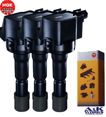 [3-Piece set]Niterra NGK U5554 ignition coils 49647 SUZUKI EVERY CARRY