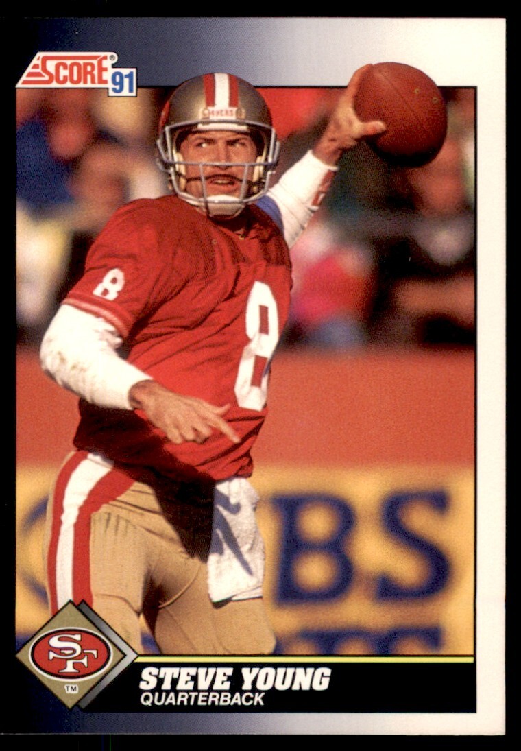 1991 Score #505 Steve Young . San Francisco 49ers | eBay