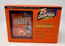 John Elway Wheaties 24K Gold Signature Replica 75 Years of Champions (New)