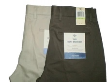 Dockers Mens Straight Fit Signature Lux Cotton Stretch Khaki Pant Size 30 34 New