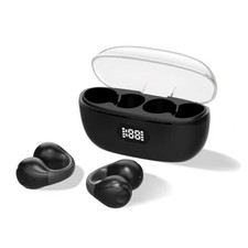 Cuffie Bluetooth Open-Ear 5.4 Con Display LED – Auricolari Sport Da 30 Ore, Ricarica USB-C, Impermeabili IP55 Con Microfono E Custodia Wireless, Perfette Per Palestra E Running
