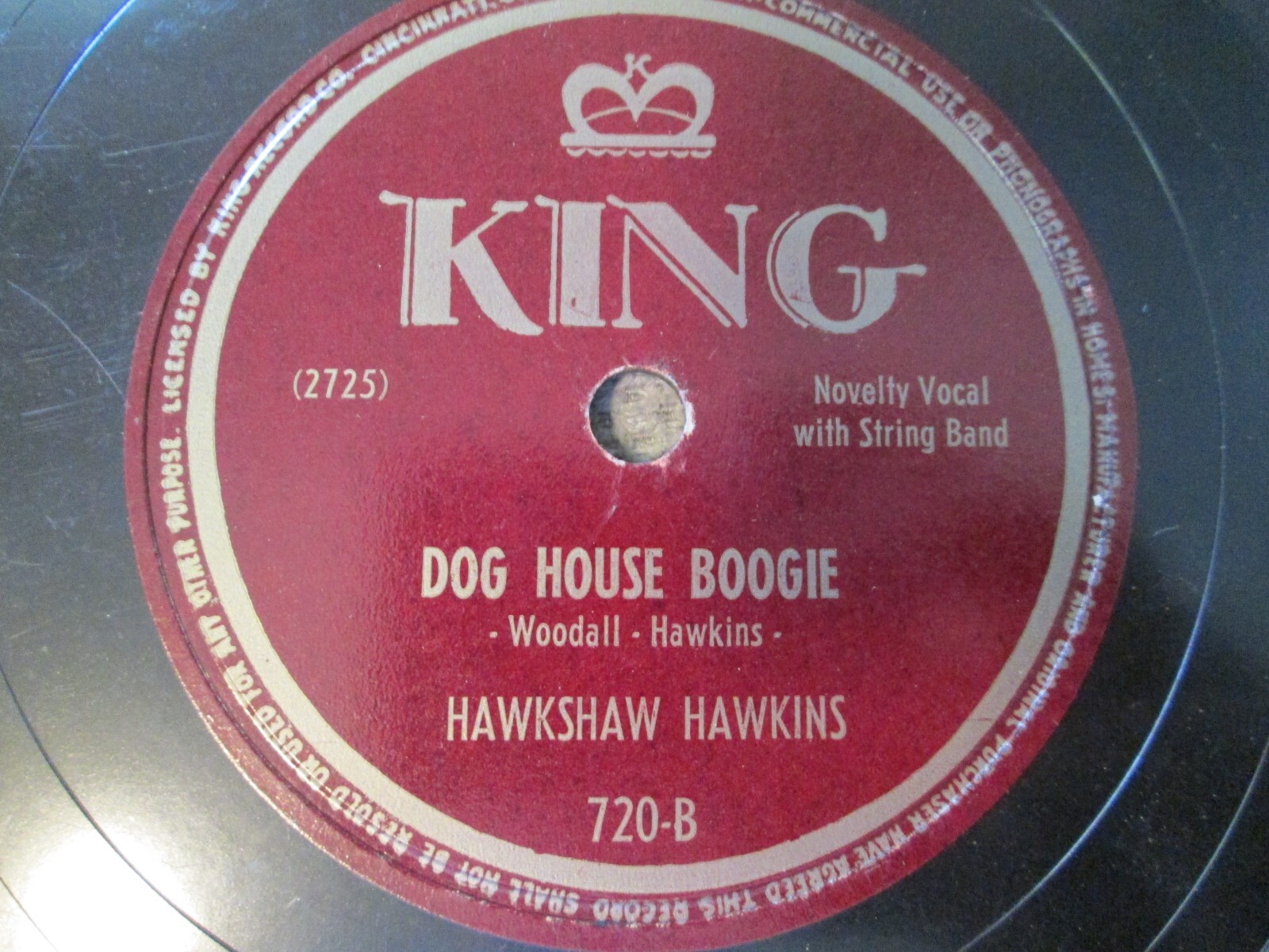 Hawkshaw Hawkins Cant Tell My Broken Heart A Lie Dog House Boogie KING