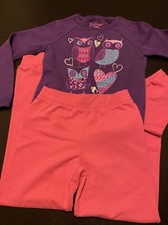 Girls Hanes Sweatshirt And Pants Size Large