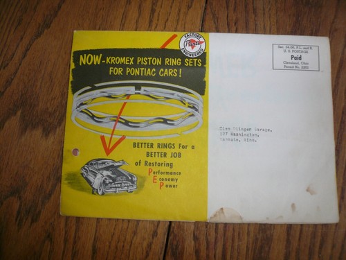 1950's Pontiac Monthly Service Mailer - Vintage - Picture 7 of 7