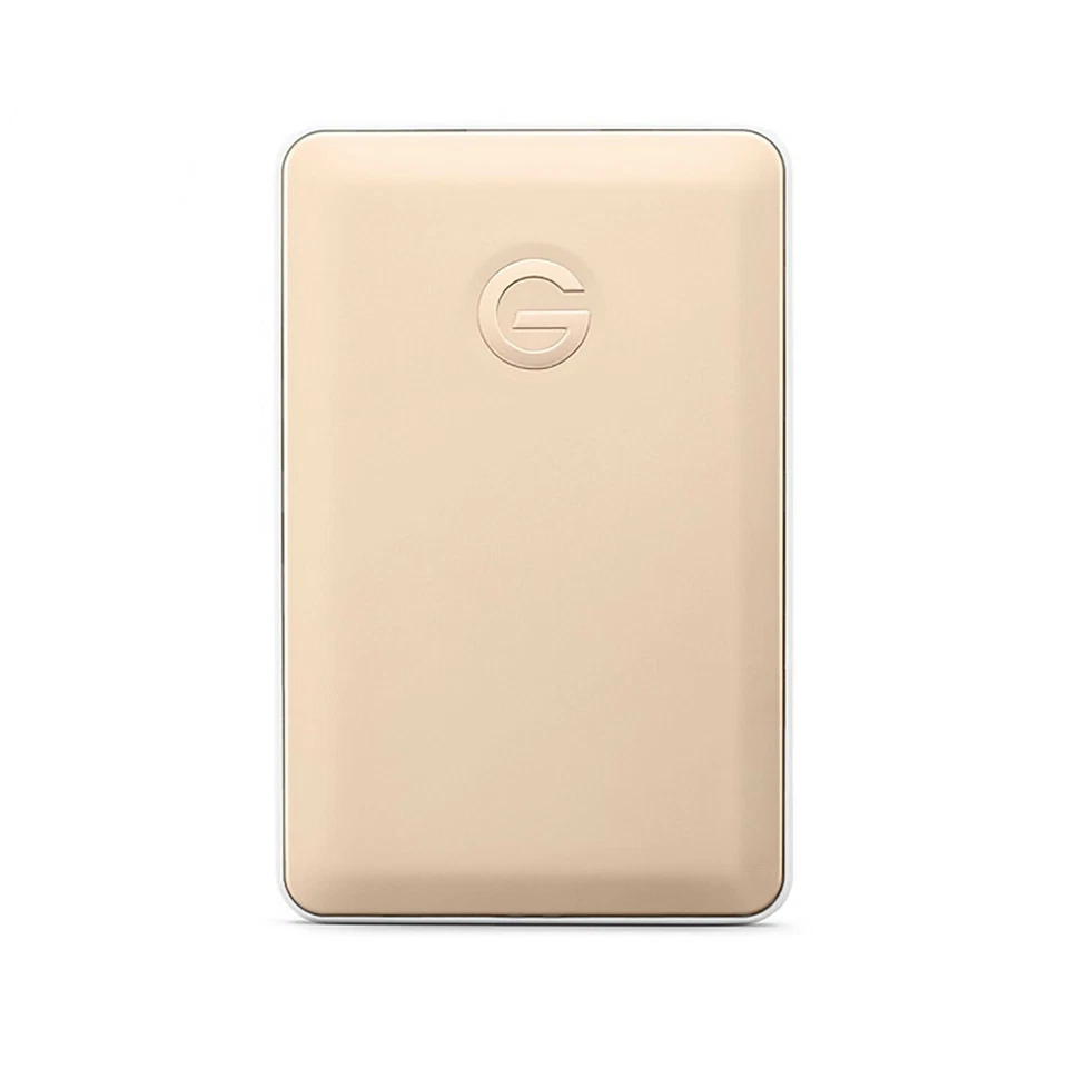 Hitachi G-DRIVE 2.5" USB-C Portable External Hard Drive Gold 1TB 7200rpm 0G04843 - Image 3 of 4