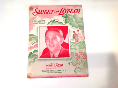 Sweet and Lovely Sheet Music - 1931