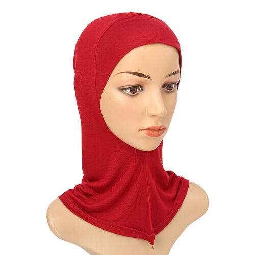 Bonnet Intérieur Pour Femme Musulmane Écharpe Chapeau Bonnet Cache-Cou Hijab ~ - Bild 28 von 32