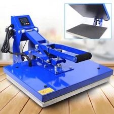 Upgraded Auto Open Heat Press Machine Clamshell 16x20 Slide Out Base T Shirt htv