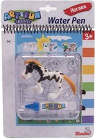 Simba Spielzeug Malen Art & Fun Water Pen Pferde Malbuch + Spielfigur 106334712