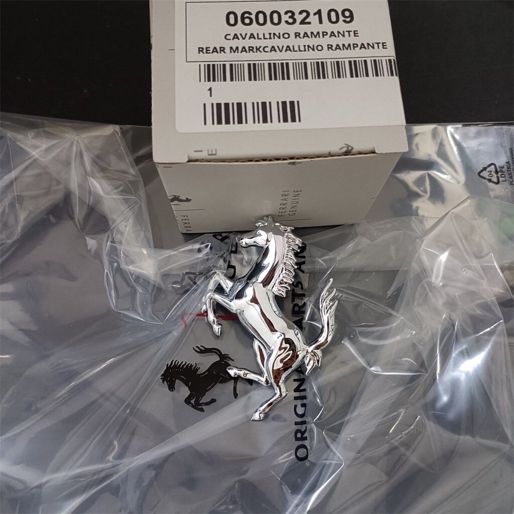 ✨希少珍品　ブリキ　【HORSE VAN】フリクション Ferrari 458 Italia Spider Front Bumper Horse Emblem 60032109 | eBay