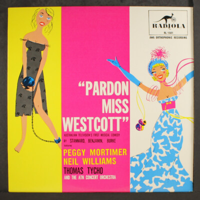 TV SOUNDTRACK: pardon miss westcott RADIOLA 12'' LP 33 RPM Australia