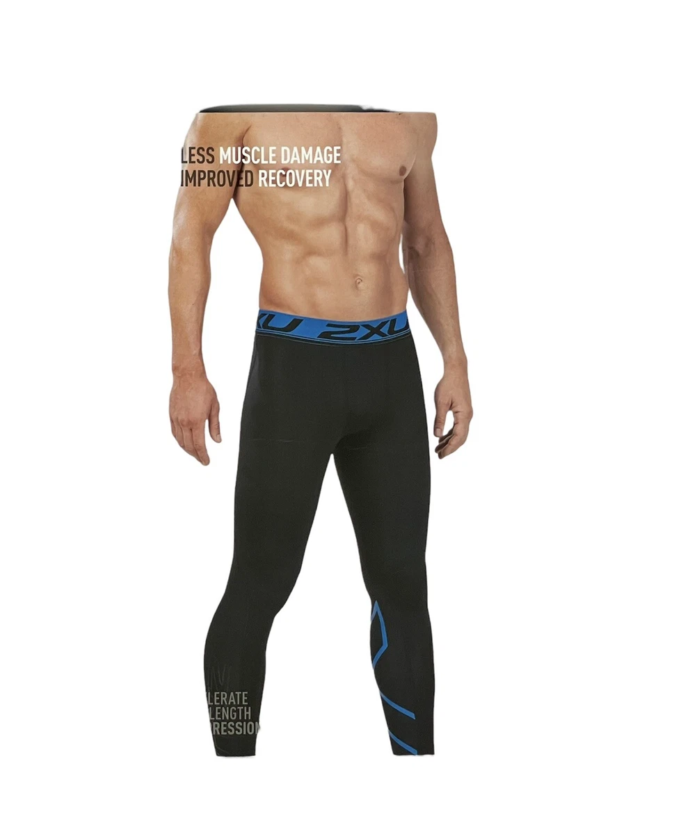 Blue 2xu compression tights hotsell