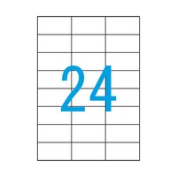 20 Blatt Etiketten 70X37Mm 480 StüCk A4 70X37 Luma Adress-Aufkleber Weiß