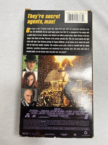 Sean Connery 4 Lot VHS Tape Movies Hunt For Red October Cuba Avengers League - Picture 12 of 14