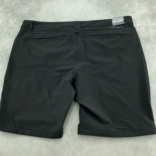 Eddie Bauer Shorts Women 18 Black Activewear Adventurer Zip Off No Pant Legs NWT - Picture 5 of 8