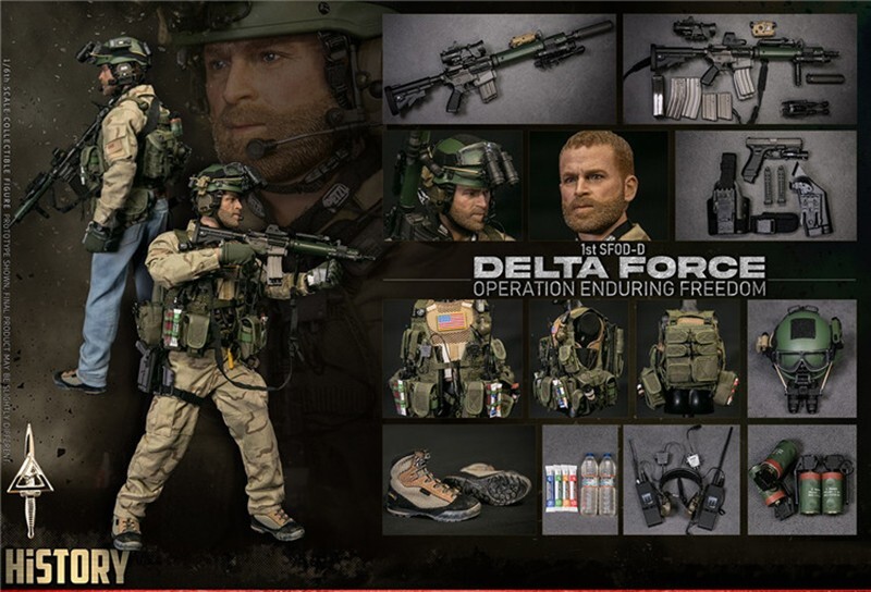 DAMTOYS 1/6 DAM US Delta Special Forces SFOD-D Action