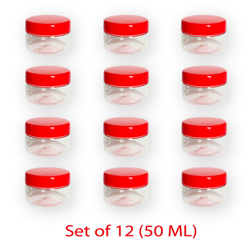 Clear PET Plastic Jars with Screw Lids – Food Grade Storage Containers Empty Pot - Picture 14 of 74