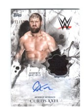 WWE Curtis Axel 2018 Topps Undisputed Autograph Relic Card SN 51 of 99
