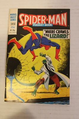 SPIDER MAN Marvel Digest Series No. 25. Where Crawls The Lizard! (1982)