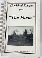 Cherished Recipes from 'The Farm' by Christine Austin 1997 Paperback Signed