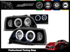 HEADLIGHTS LPRE02 For Renault CLIO 1990-1995 ANGEL EYES BLACK RHT