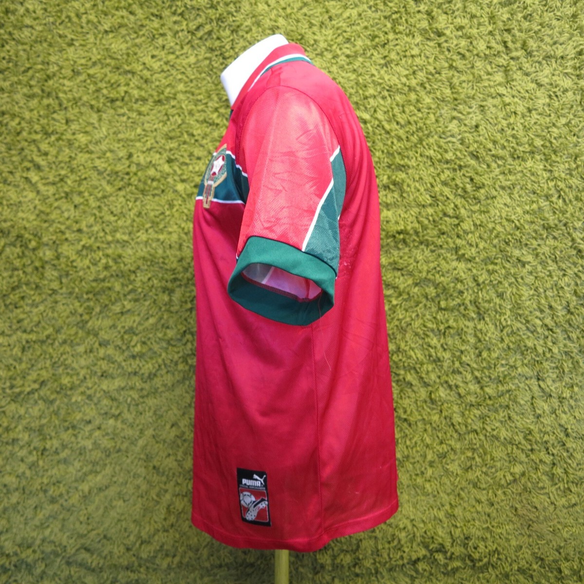 1998-1999 MOROCCO AWAY FOOTBALL SHIRT L 6/10 WORLD CUP TOO RARE | eBay
