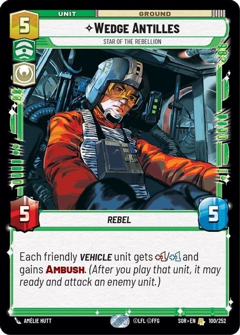 Wedge Antilles - SOR 100 NM - Star Wars Unlimited