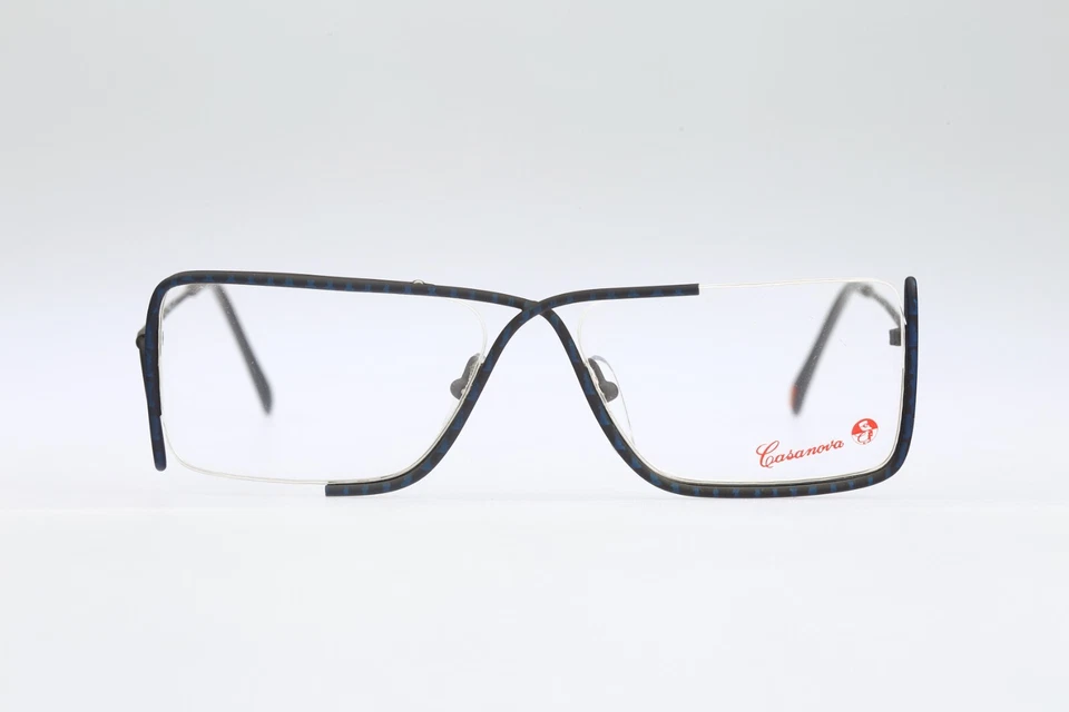 Casanova FC 31 C 02, Vintage años 90 loco medio borde rectangular gafas marcos Nuevo de Lote Antiguo Foto 3 de 4