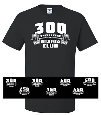 Bench Press CLUB 50/50 T-shirt - Powerlifting Gym Bodybuilding Fitness  Lifting | eBay