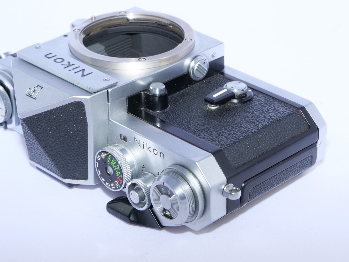 Nikon F APOLLO Chrome SLR Film Camera with Eye Level Prism