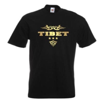 T-Shirt TIBET Ländershirt Fanshirt bedruckt S-5XL (WMS06-63a)