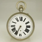 RARE! 7 cm BIG Chronograph GOLIATH Military Pocket watch Mens no fusee no duplex