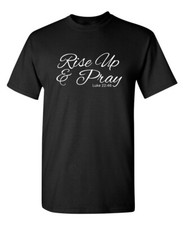 Camiseta divertida Keep Praying humor sarcástico gráfico novedad anillo súper suave hilado