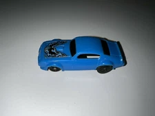 Unbranded blue plastic 2.5" Toy Car Firebird Trans Am from Taiwan - Train Car