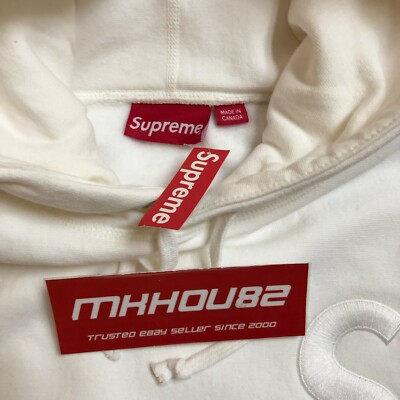 New Supreme Tonal S Logo Hooded Sweatshirt Hoodie classic FW 2017