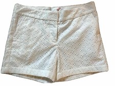 NWT Vineyard Vines Women's Lined white eyelet classic shorts size 6 75 OFF