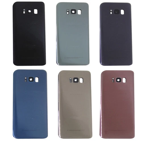 Back Glass Cover+Camera Lens For Samsung Galaxy S8 S8+ S9 S9+ S10 S10+ Plus S10E - Picture 2 of 20