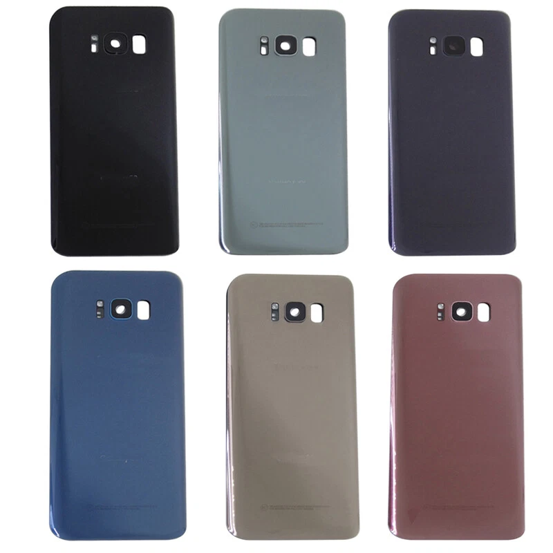 Nueva cubierta trasera de vidrio + lente de cámara Samsung Galaxy S8 S8 + S9 S9 + S10 S10 + Plus S10E Foto 4 de 4