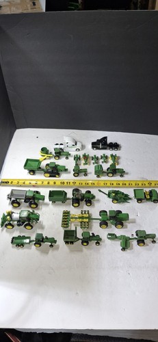Ertl John Deere Tractors, Trailers And More Mostly Metal 1/64 Scale