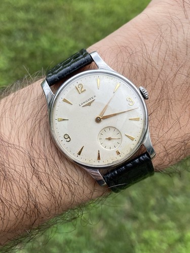 Orologio Watch Longines 30L Ref.7174 Calatrava Manual Vintage Swiss 35mm - Picture 9 of 24