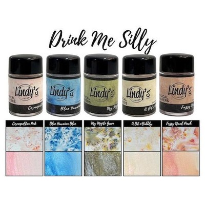 Lindy's Stamp Gang Magical Shakers Pack 5pcs - Drink Me Silly Shimmers