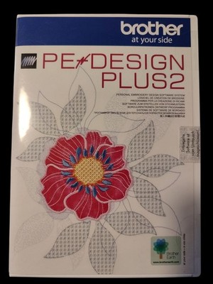 Brother PE-Design Plus 2 Sticksoftware   Top Zustand   inkl. Sicherheits-Dongle