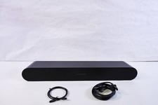 SONOS RAY SOUNDBAR WITH POWER CABLE  RAYG1US1BLK  BLACK