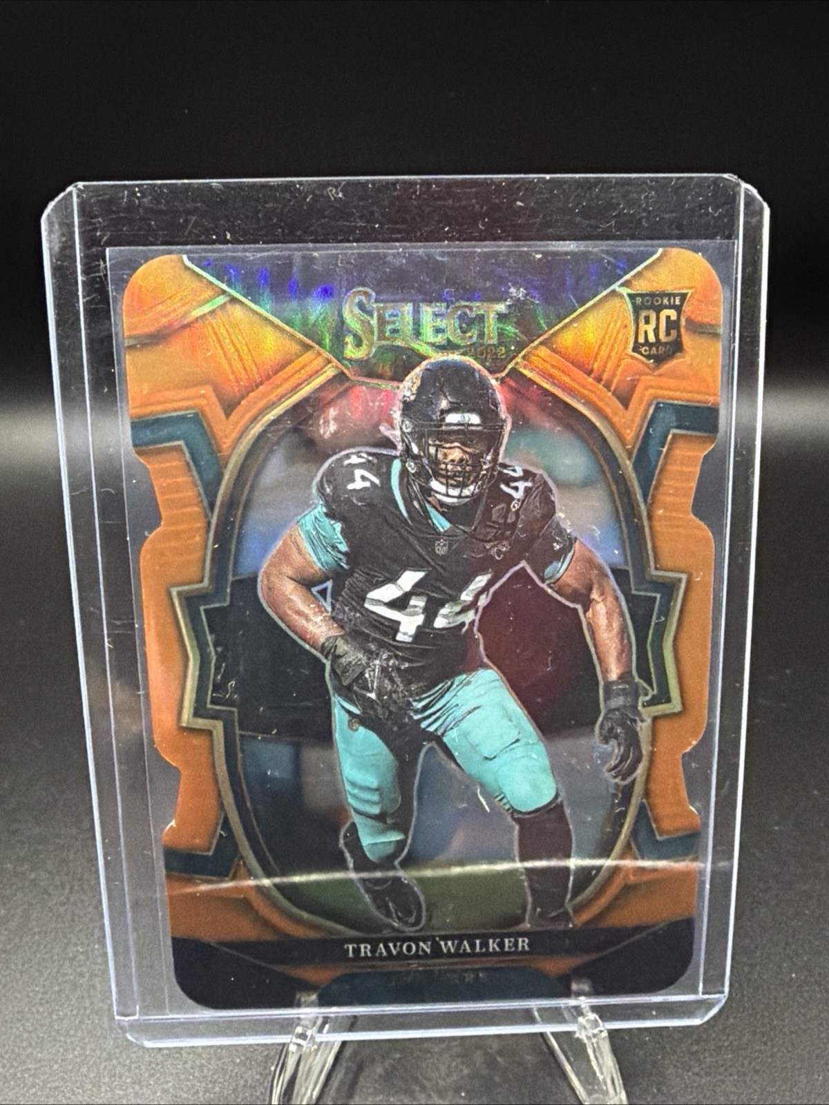 2022 Panini Select - Concourse Travon Walker #42 Orange Prizm Die-Cut /199 (RC)