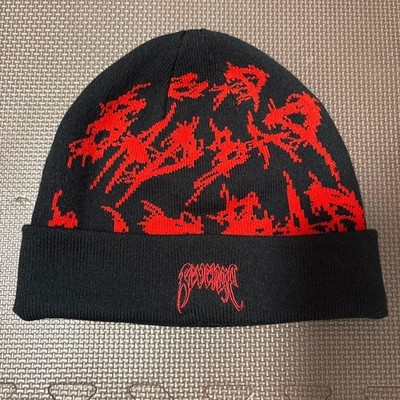 Limited Revenge Gallery × xxxtentacion beanie black red