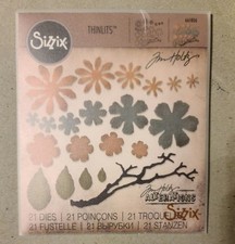 Sizzix/Tim Holtz "Small Tattered Florals" Thinlits 661806