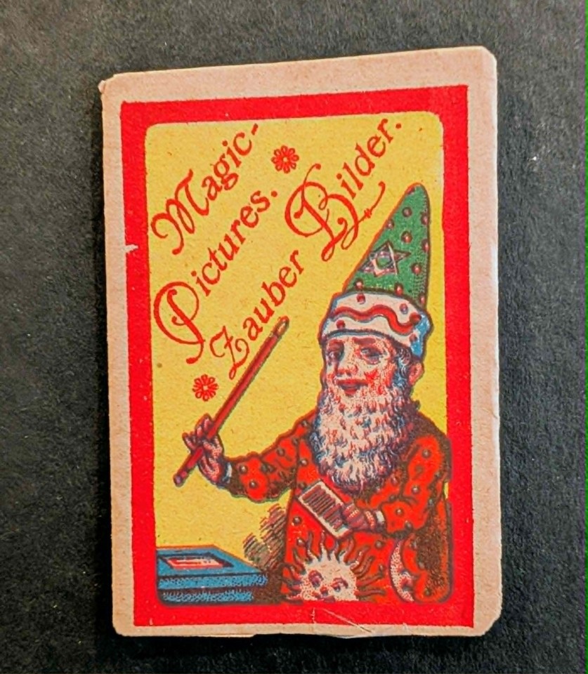 Vintage German Magic Pictures Zauber Bilder Optical Illusion Novelty Toy Set