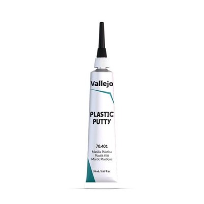 Vallejo  Plastic Putty 20 ml 0.67 fl.oz. | White, Opaque, Consistent Finish