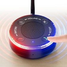 Cell Phone Ringer Amplifier, 120dB with LED Flash & Big Buttons | Bluetooth Aut