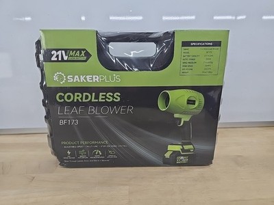 Saker Cordless Leaf Blower BF173 21V 260CFM -Handheld, Battery & Charger